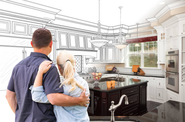 Professional Cabinet Refacing technician working in Morton, PA